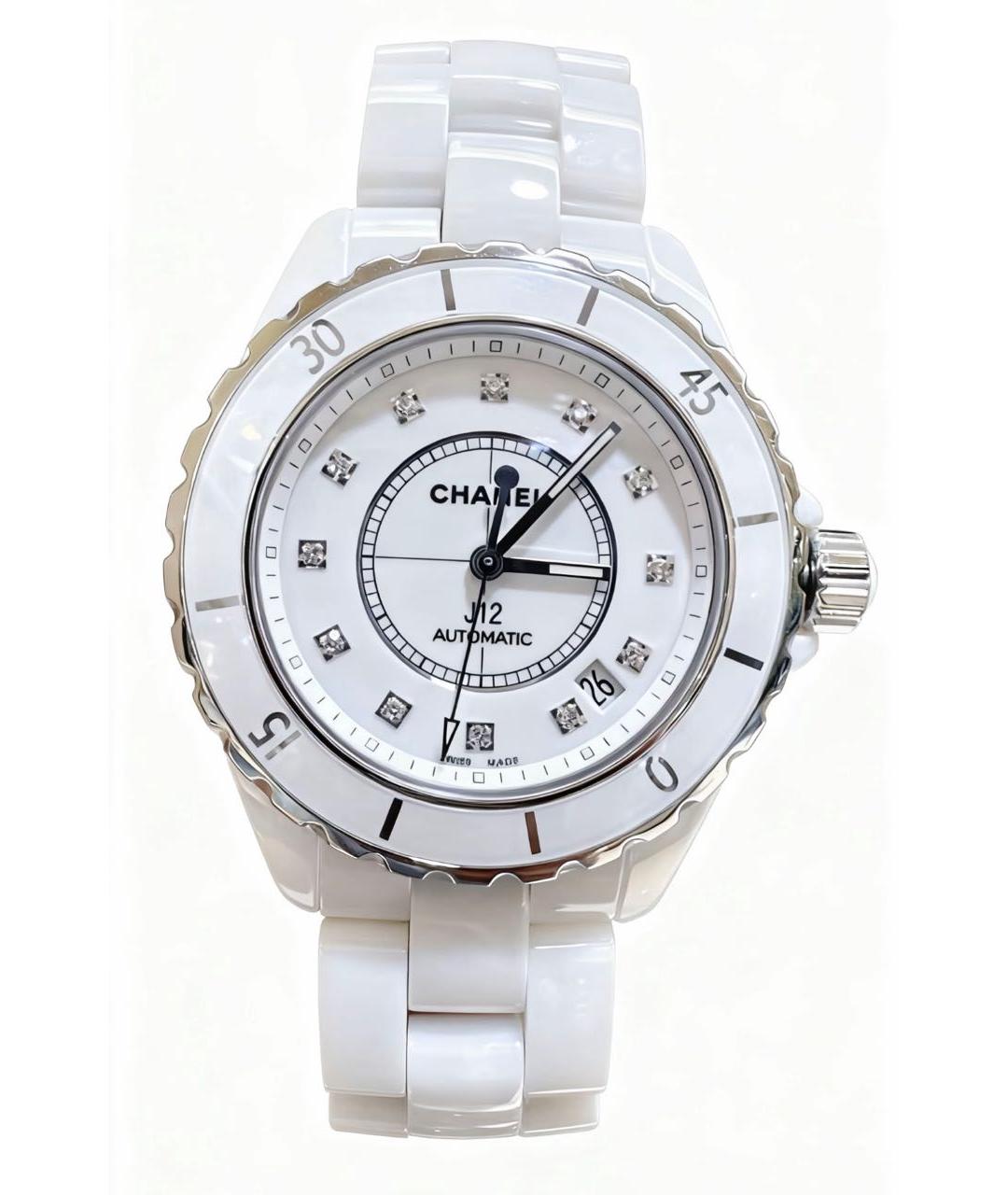 CHANEL Белые часы, фото 1