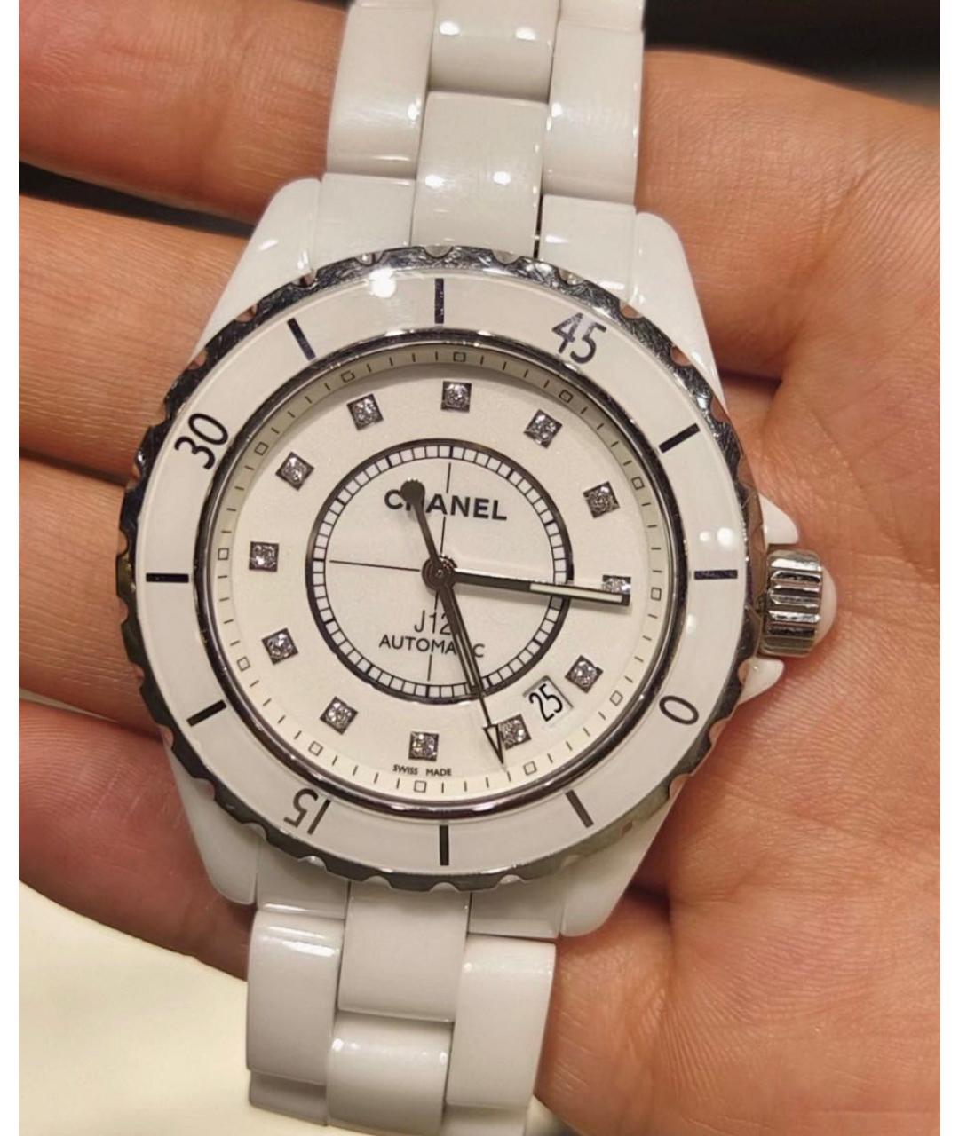 CHANEL Белые часы, фото 3