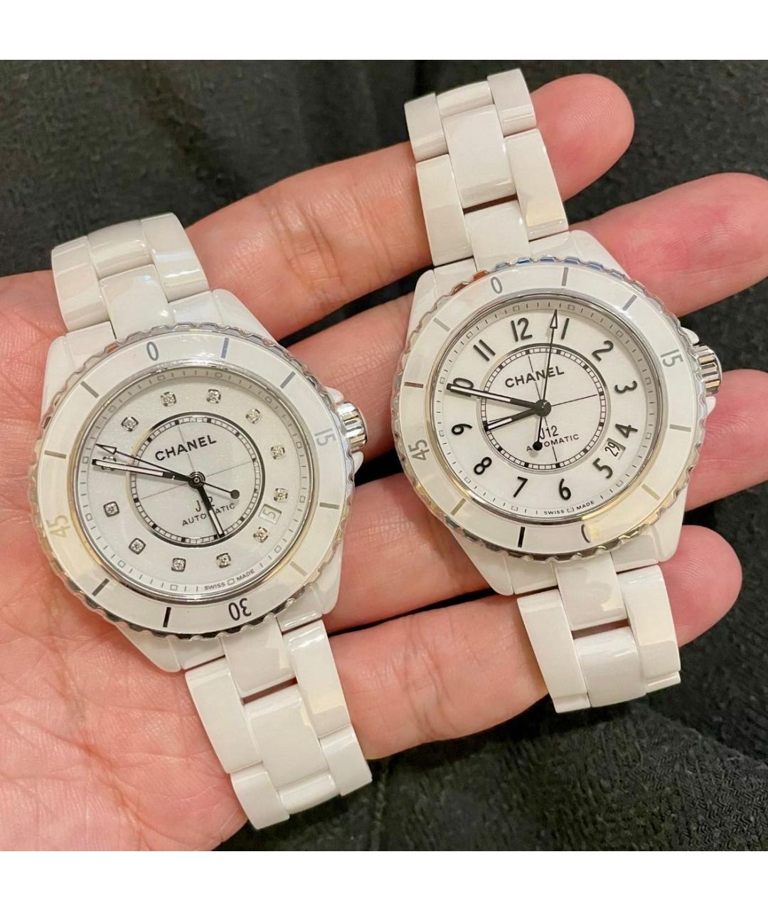 CHANEL Белые часы, фото 2