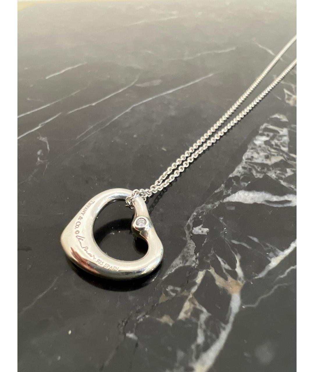 TIFFANY&CO Белое серебряное колье, фото 3