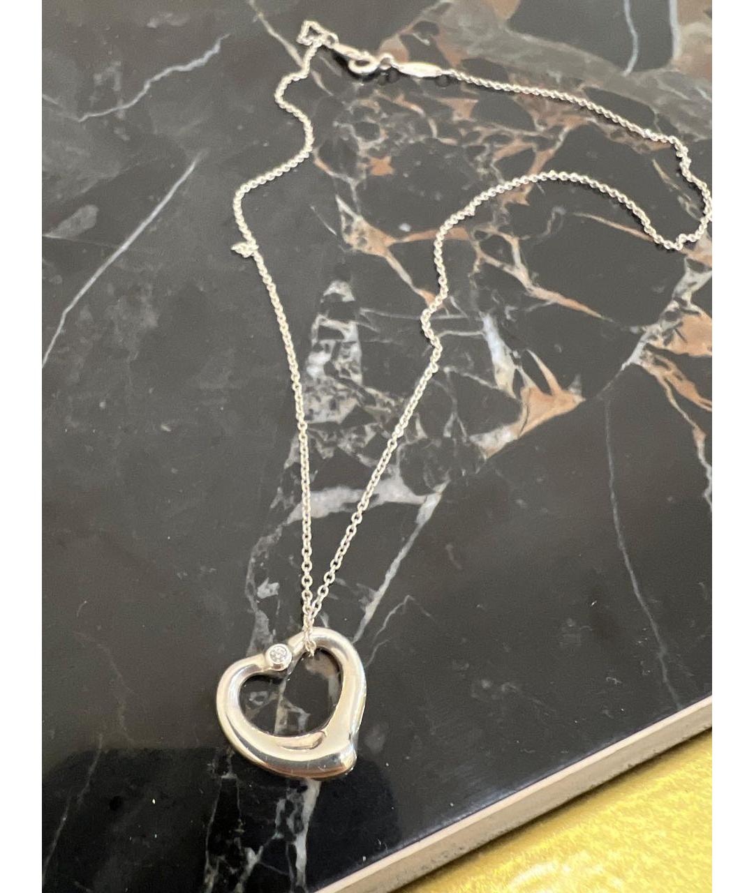 TIFFANY&CO Белое серебряное колье, фото 2