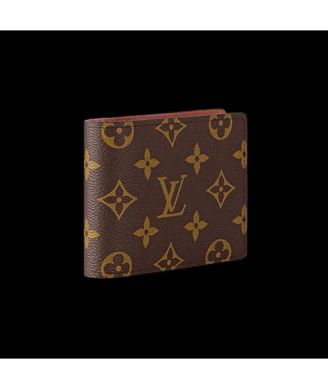 LOUIS VUITTON Коричневый кошелек, фото 3