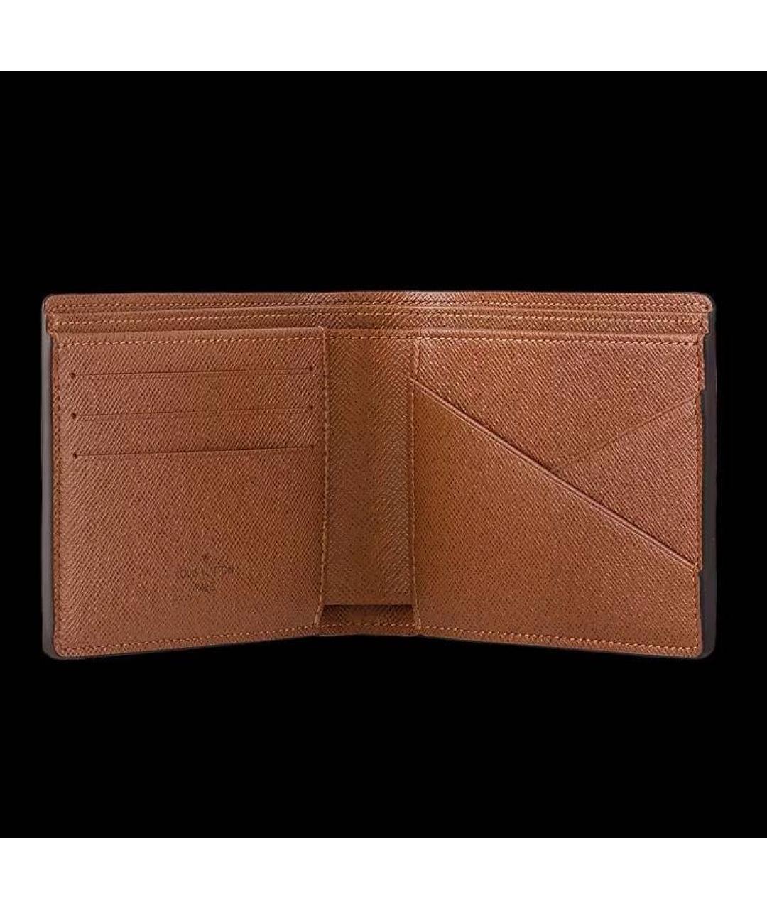 LOUIS VUITTON Коричневый кошелек, фото 4