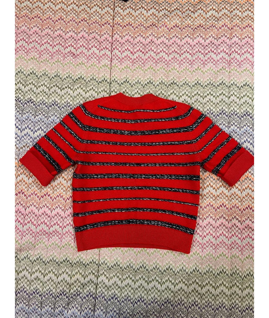 CHANEL Красный кашемировый жакет/пиджак, фото 4