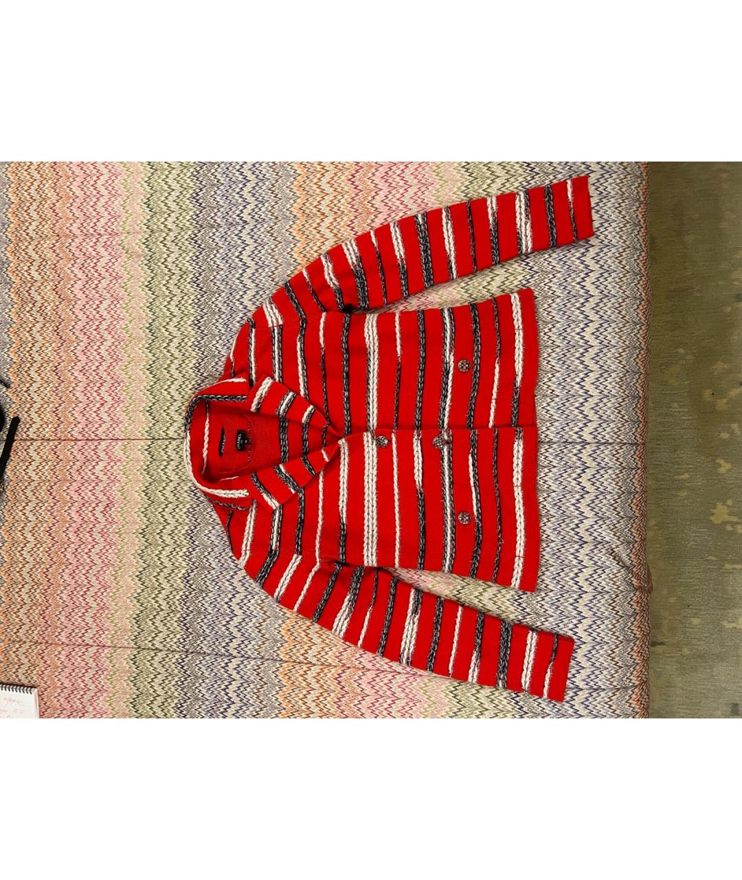 CHANEL Красный кашемировый жакет/пиджак, фото 8