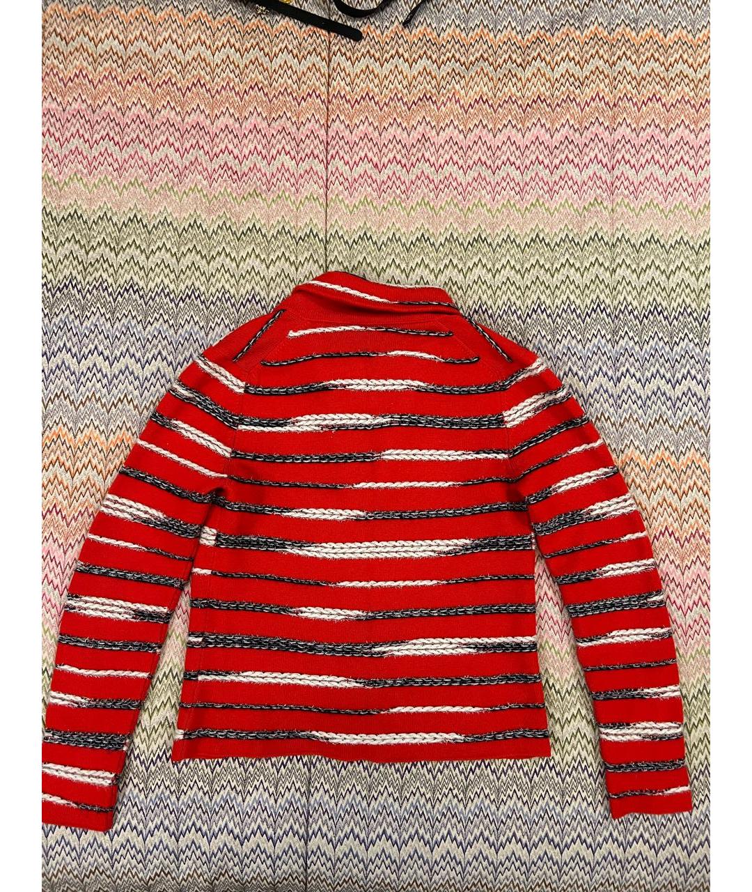 CHANEL Красный кашемировый жакет/пиджак, фото 3