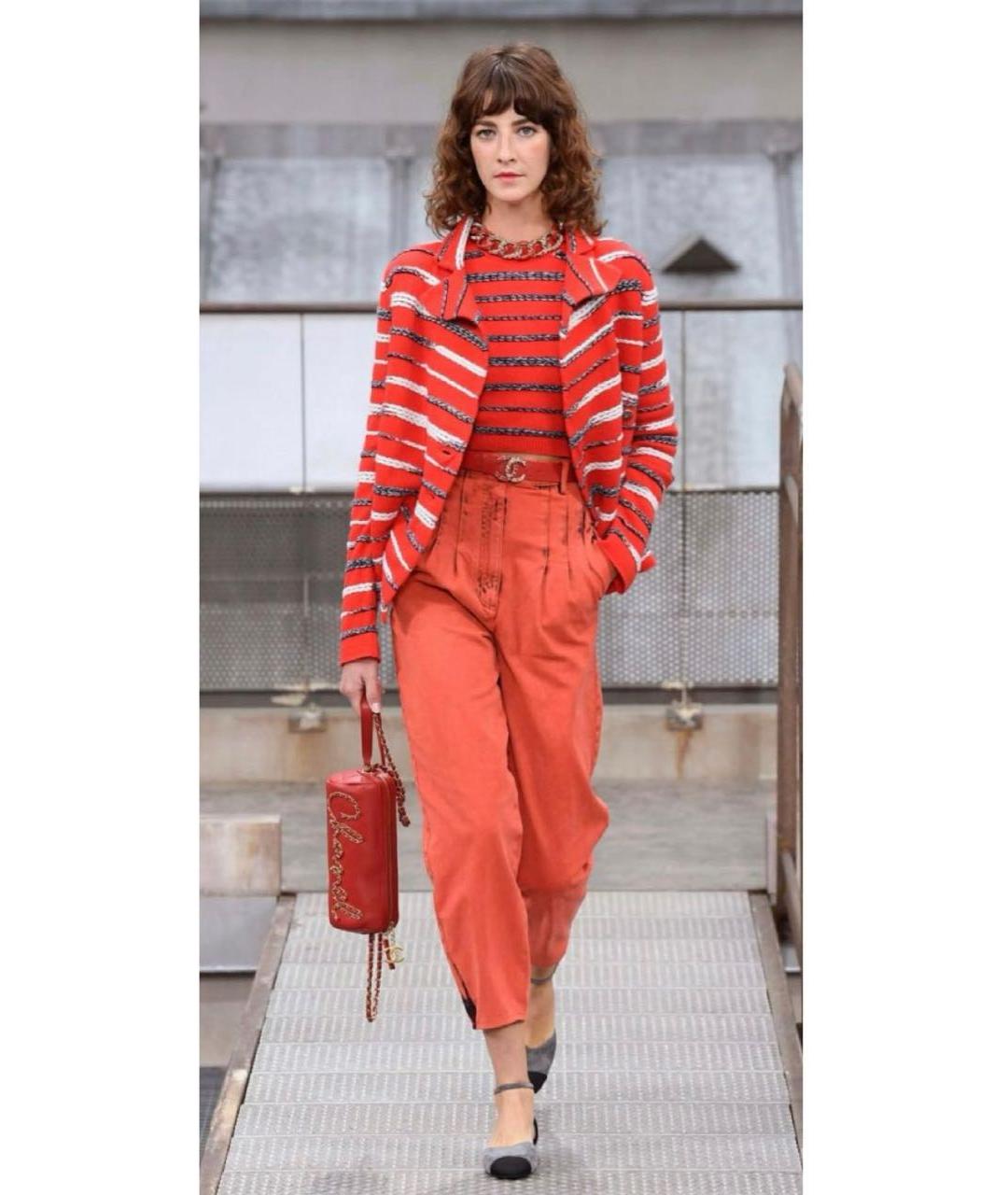 CHANEL Красный кашемировый жакет/пиджак, фото 6