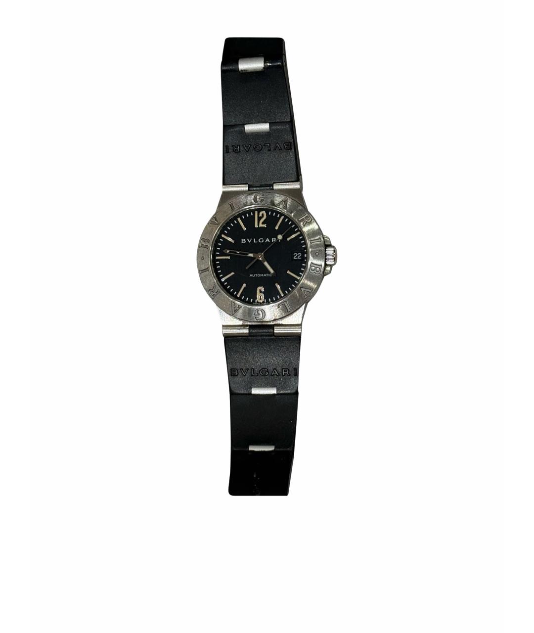 BVLGARI Черные металлические часы, фото 1