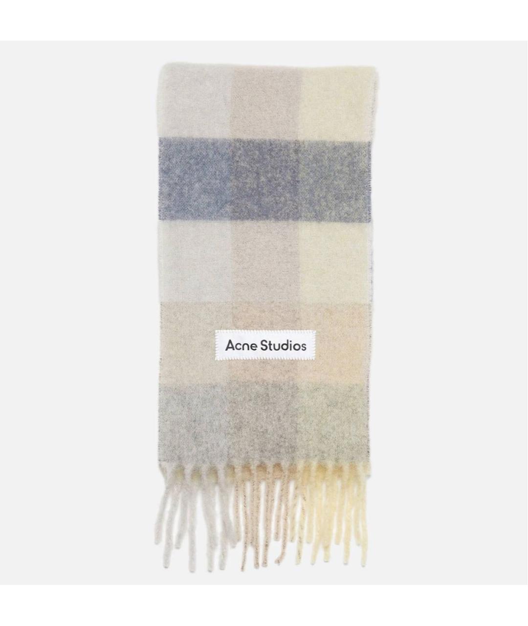 ACNE STUDIOS Мульти шерстяной шарф, фото 7