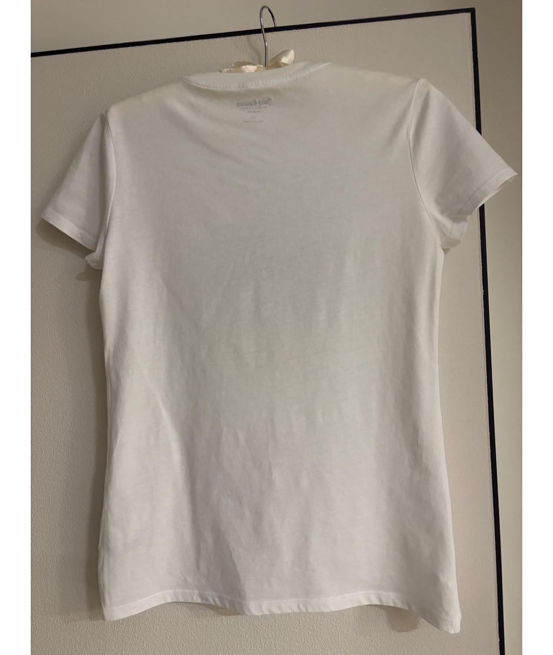 JUICY COUTURE Белая хлопковая футболка, фото 4