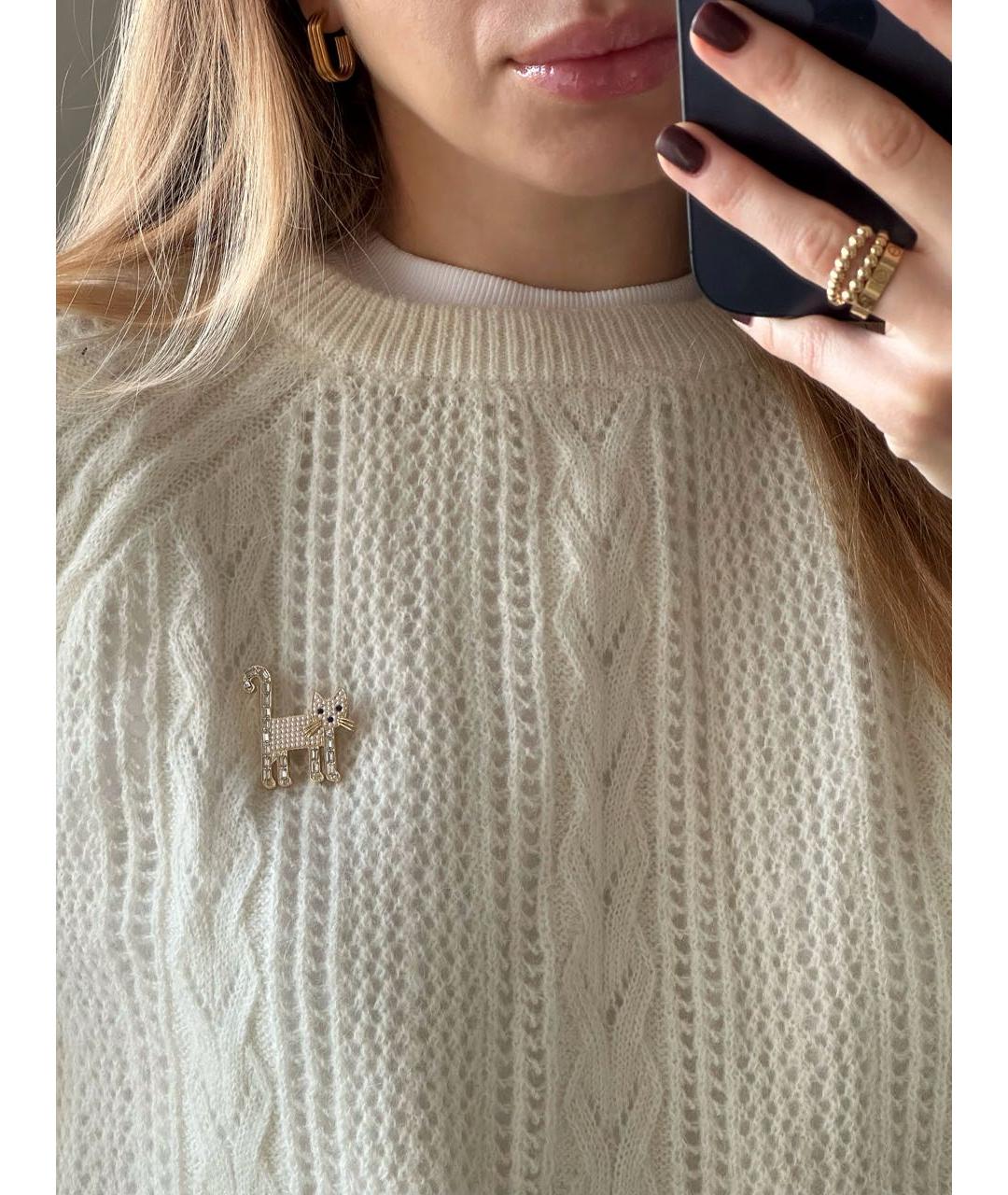 WEEKEND MAX MARA Золотая металлическая булавка / брошь, фото 7