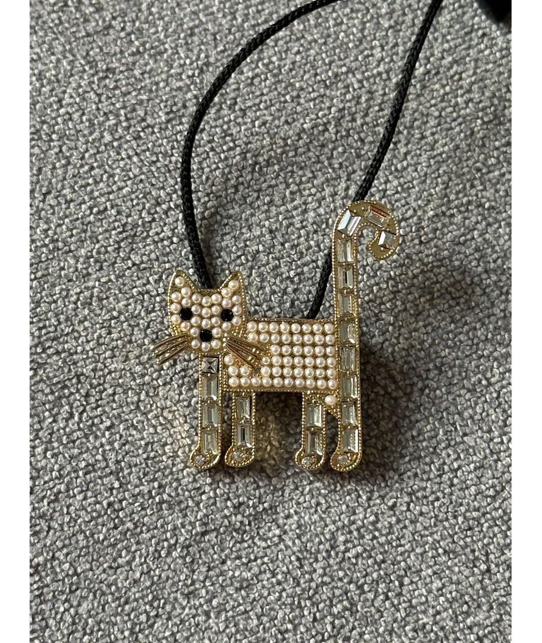 WEEKEND MAX MARA Золотая металлическая булавка / брошь, фото 3