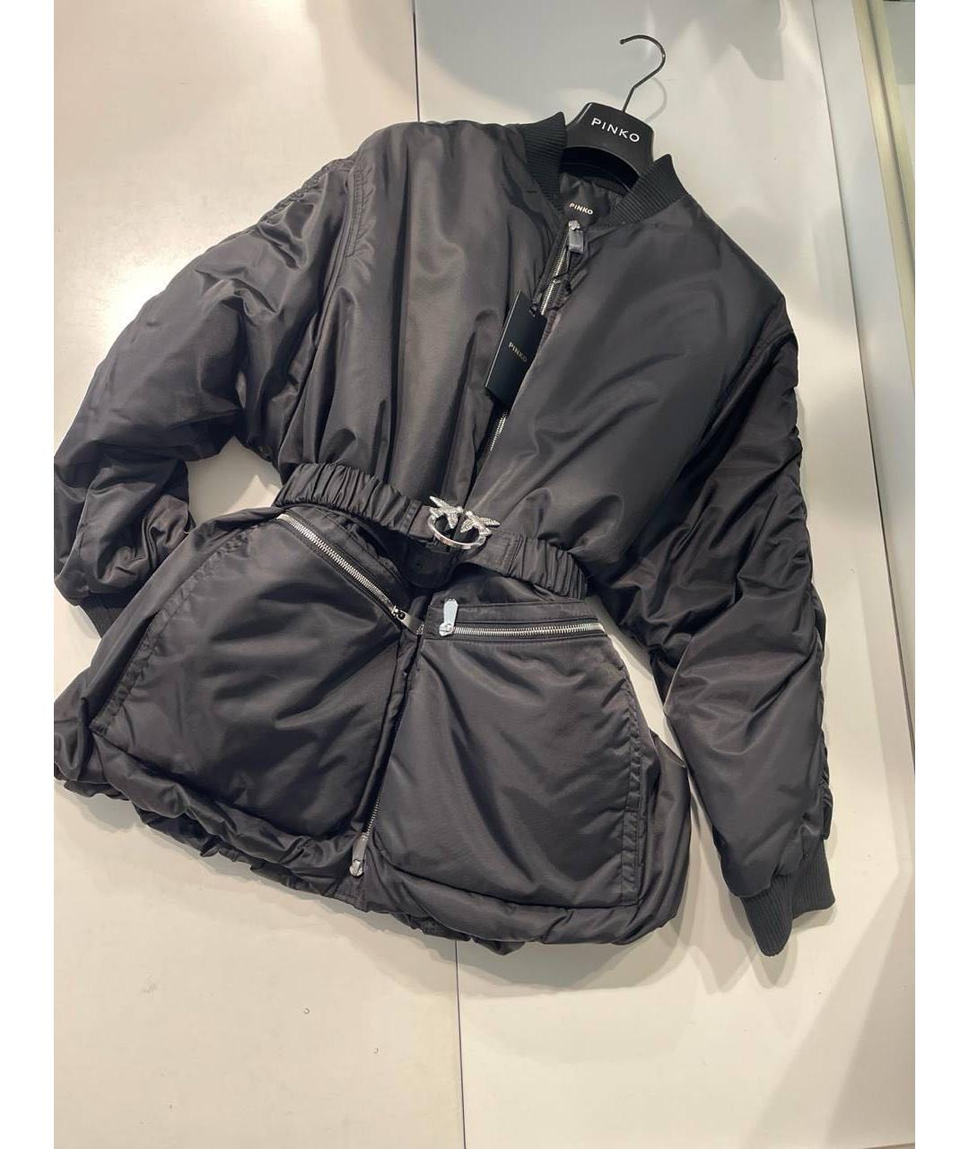 PINKO Черная куртка, фото 7