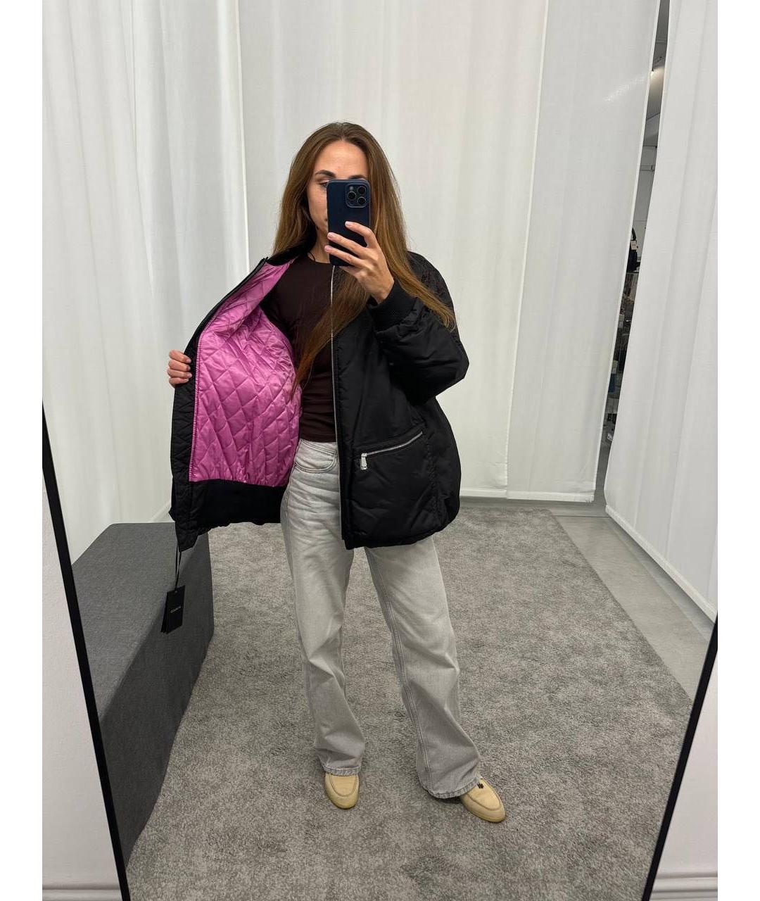 PINKO Черная куртка, фото 4