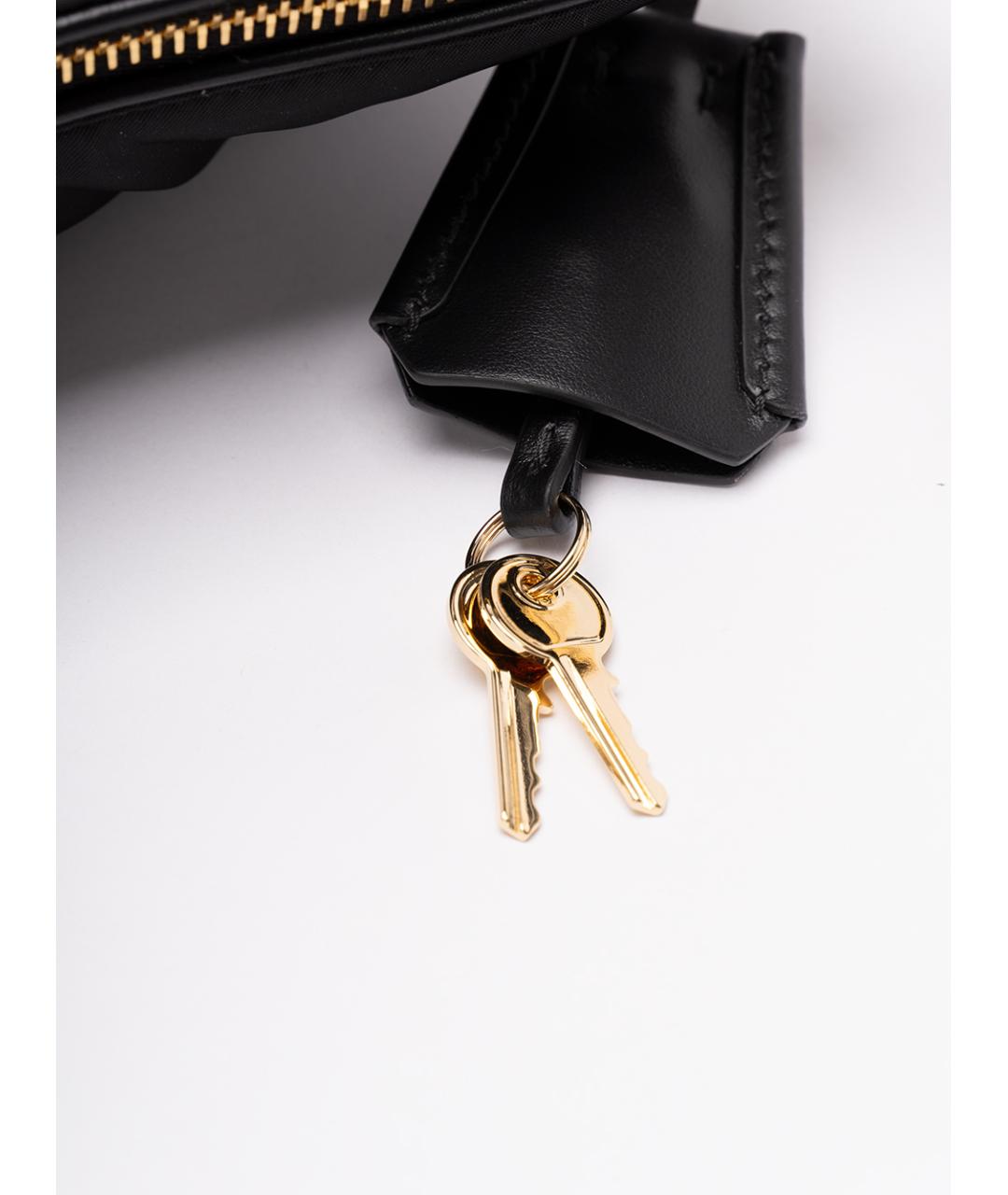 PRADA Черная синтетическая сумка через плечо, фото 5