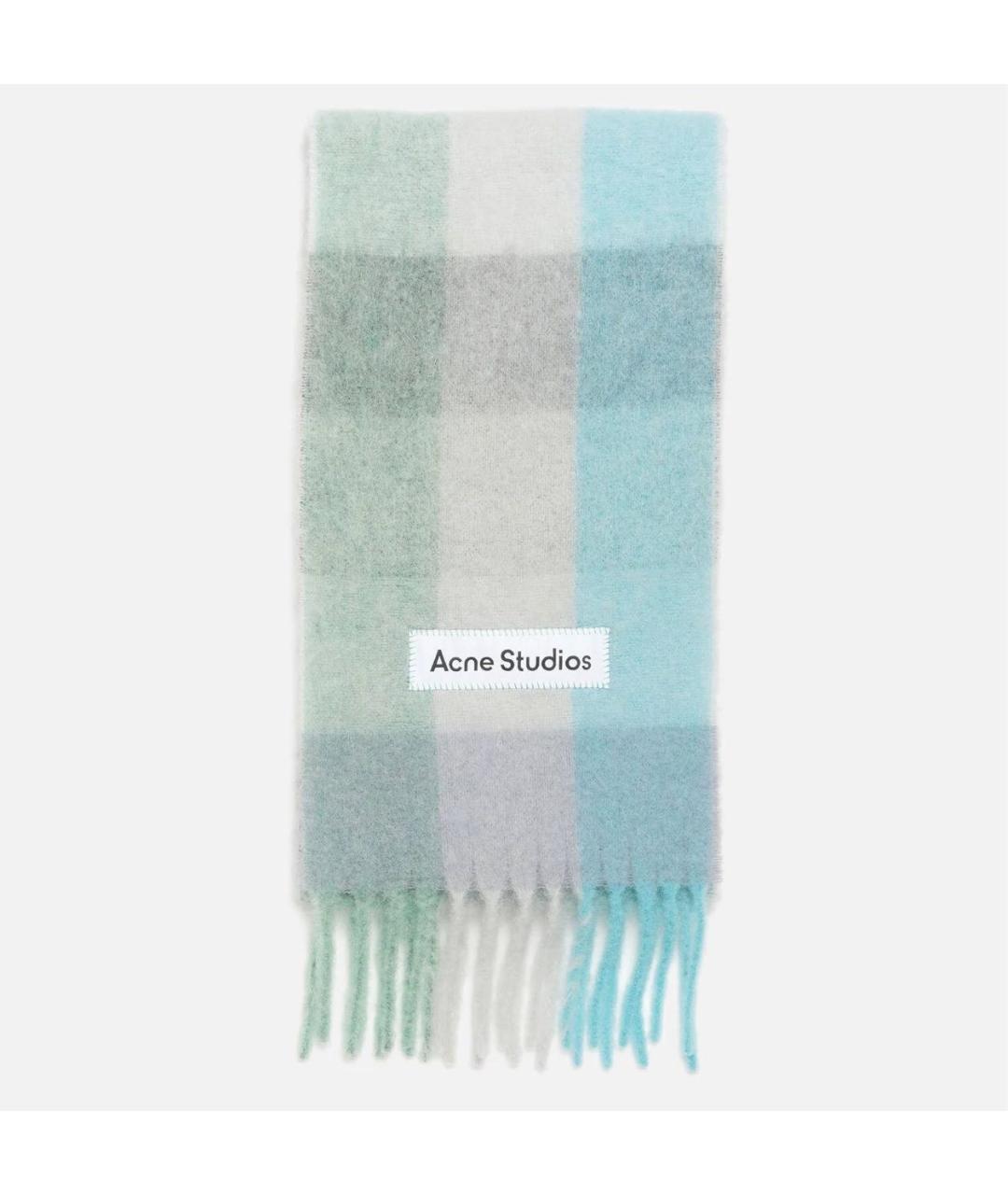 ACNE STUDIOS Мульти шерстяной шарф, фото 7