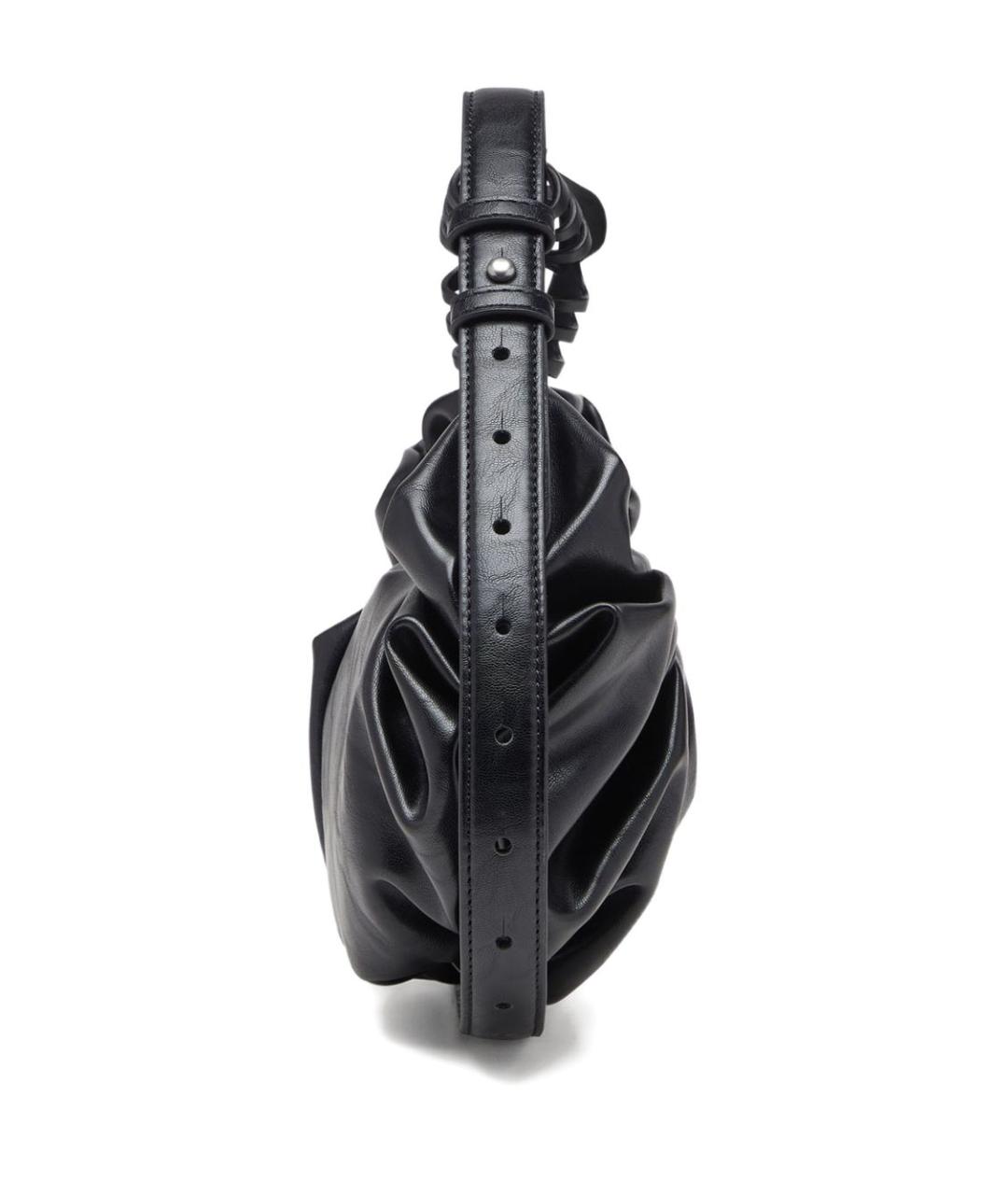 DIESEL Черная сумка через плечо из искусственной кожи, фото 2