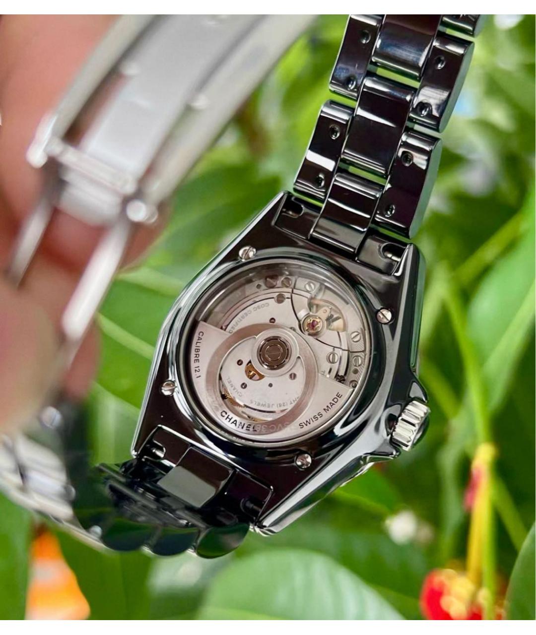 CHANEL Черные часы, фото 4