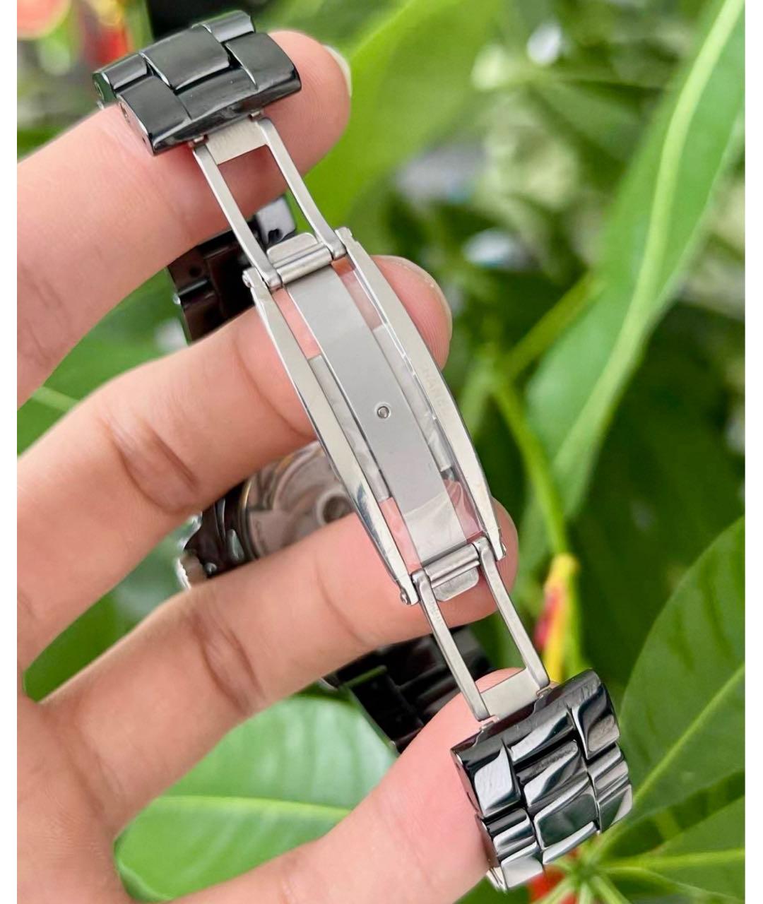 CHANEL Черные часы, фото 3