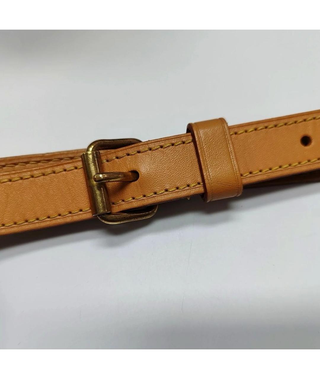 LOUIS VUITTON Коричневая сумка с короткими ручками, фото 7