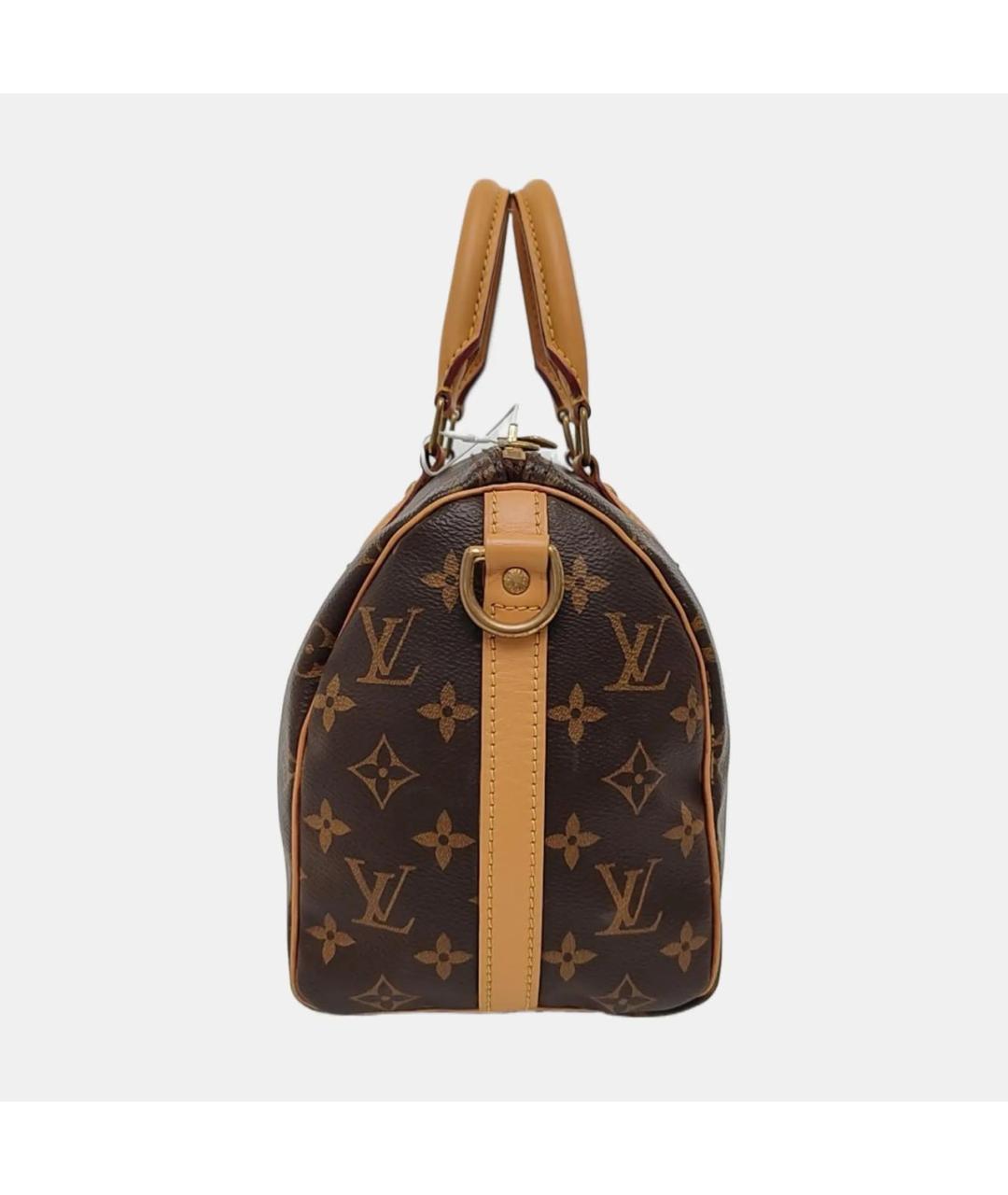 LOUIS VUITTON Коричневая сумка с короткими ручками, фото 2