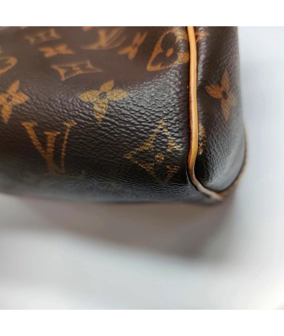 LOUIS VUITTON Коричневая сумка с короткими ручками, фото 5