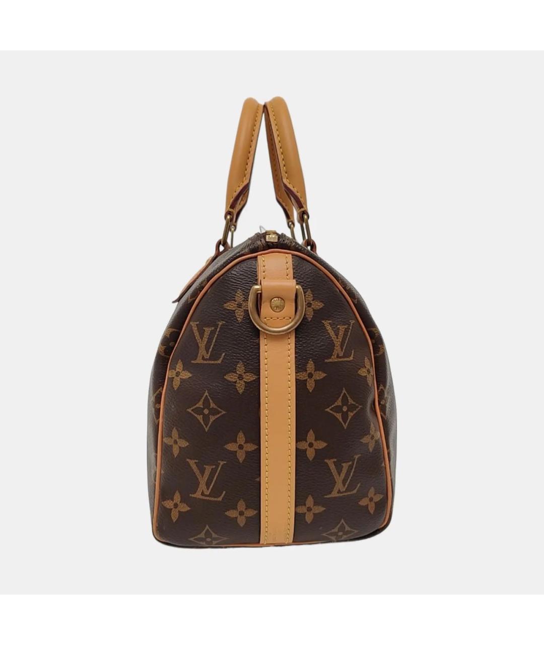 LOUIS VUITTON Коричневая сумка с короткими ручками, фото 3