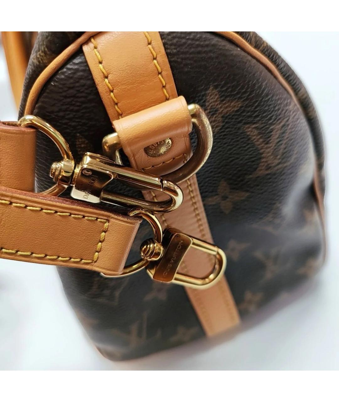 LOUIS VUITTON Коричневая сумка с короткими ручками, фото 8