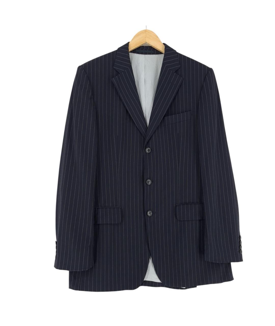 HUGO BOSS Темно-синий шерстяной костюм с брюками, фото 7