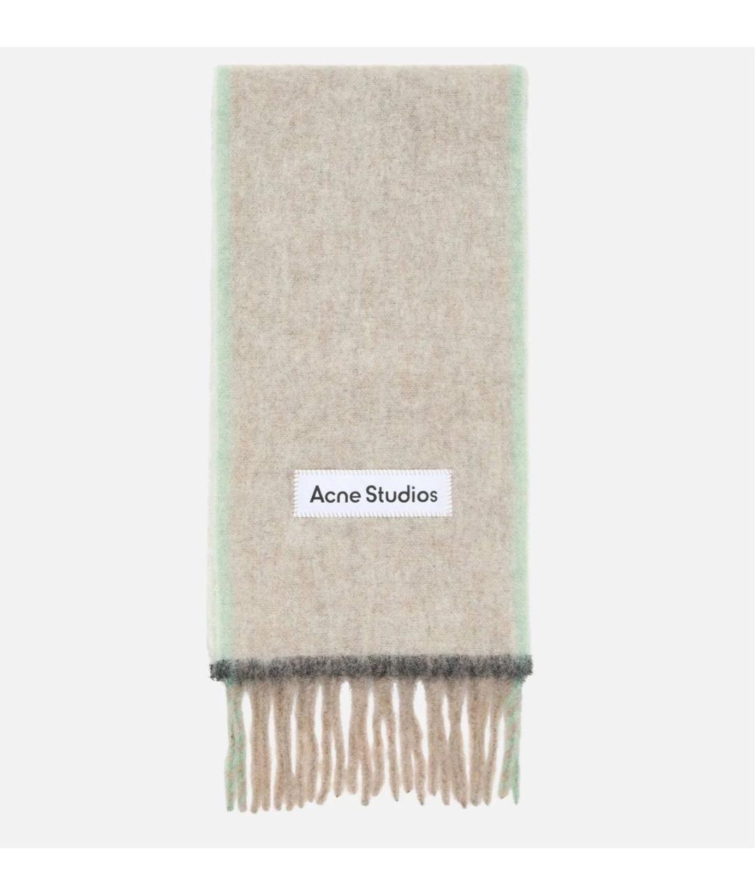 ACNE STUDIOS Мульти шерстяной шарф, фото 7