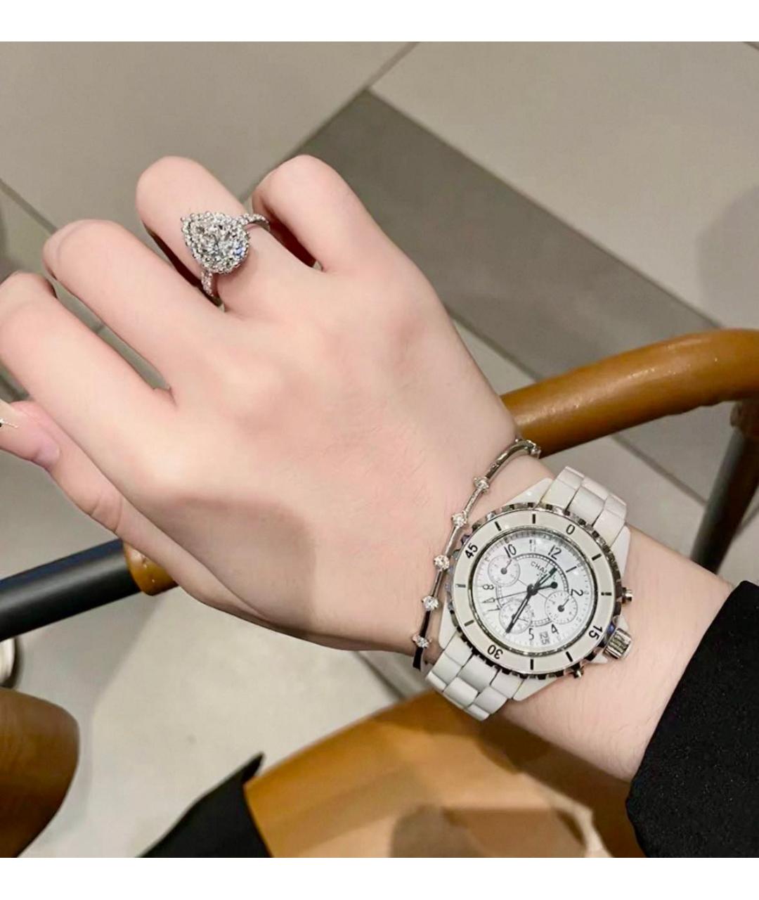 CHANEL Белые часы, фото 5