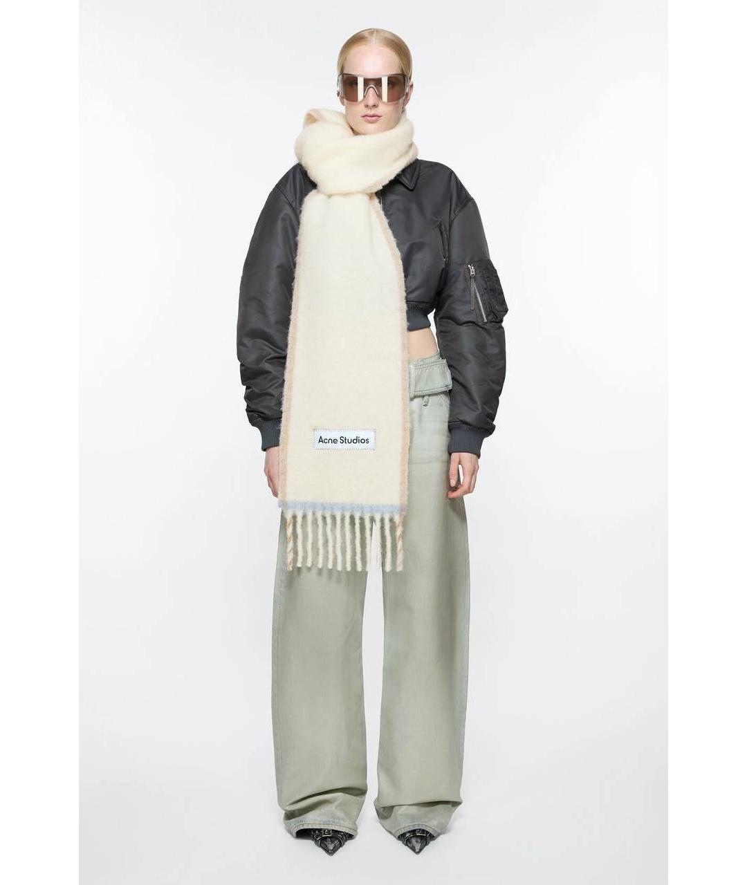 ACNE STUDIOS Мульти шерстяной шарф, фото 2