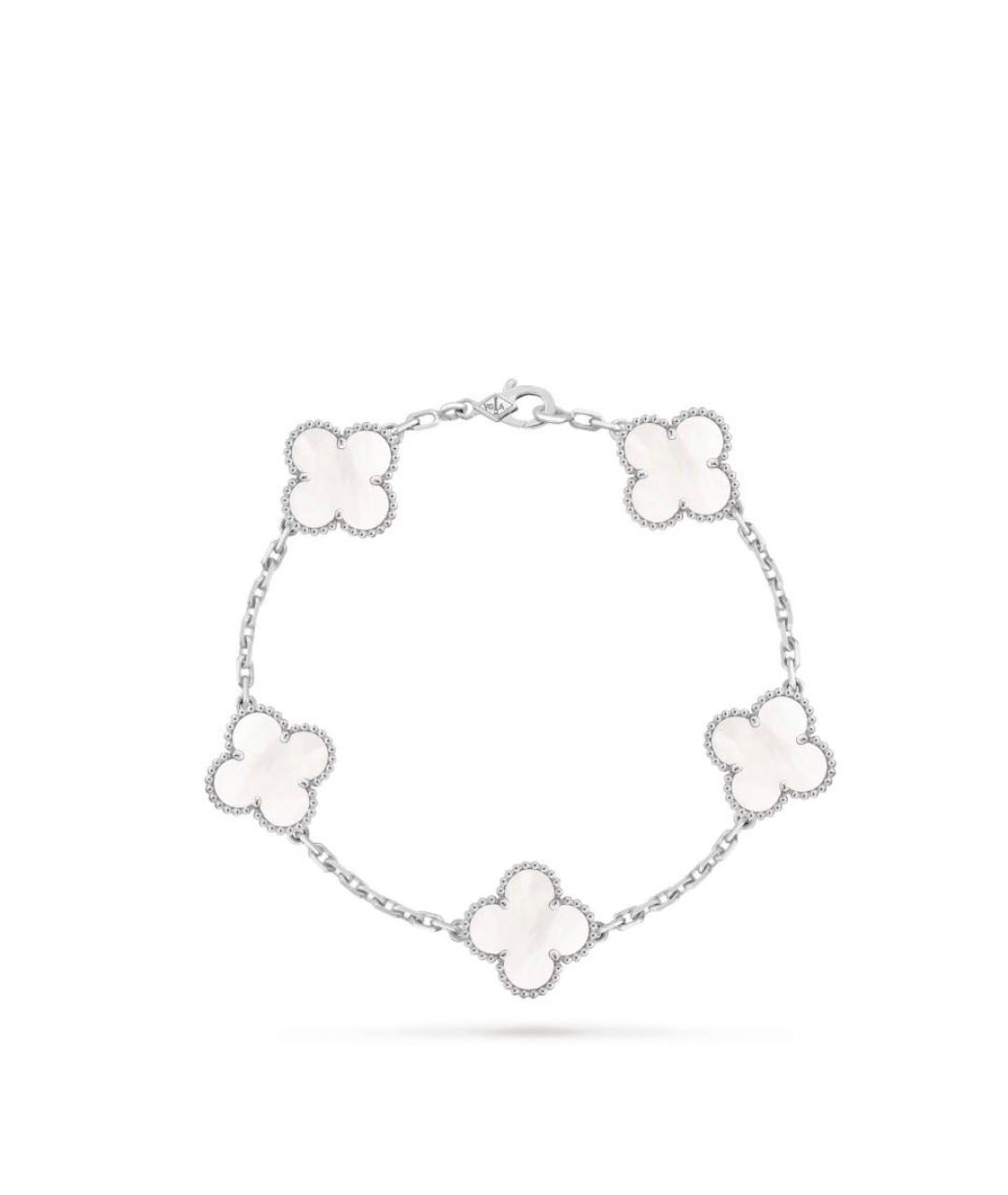 VAN CLEEF & ARPELS Серебрянный браслет из белого золота, фото 1