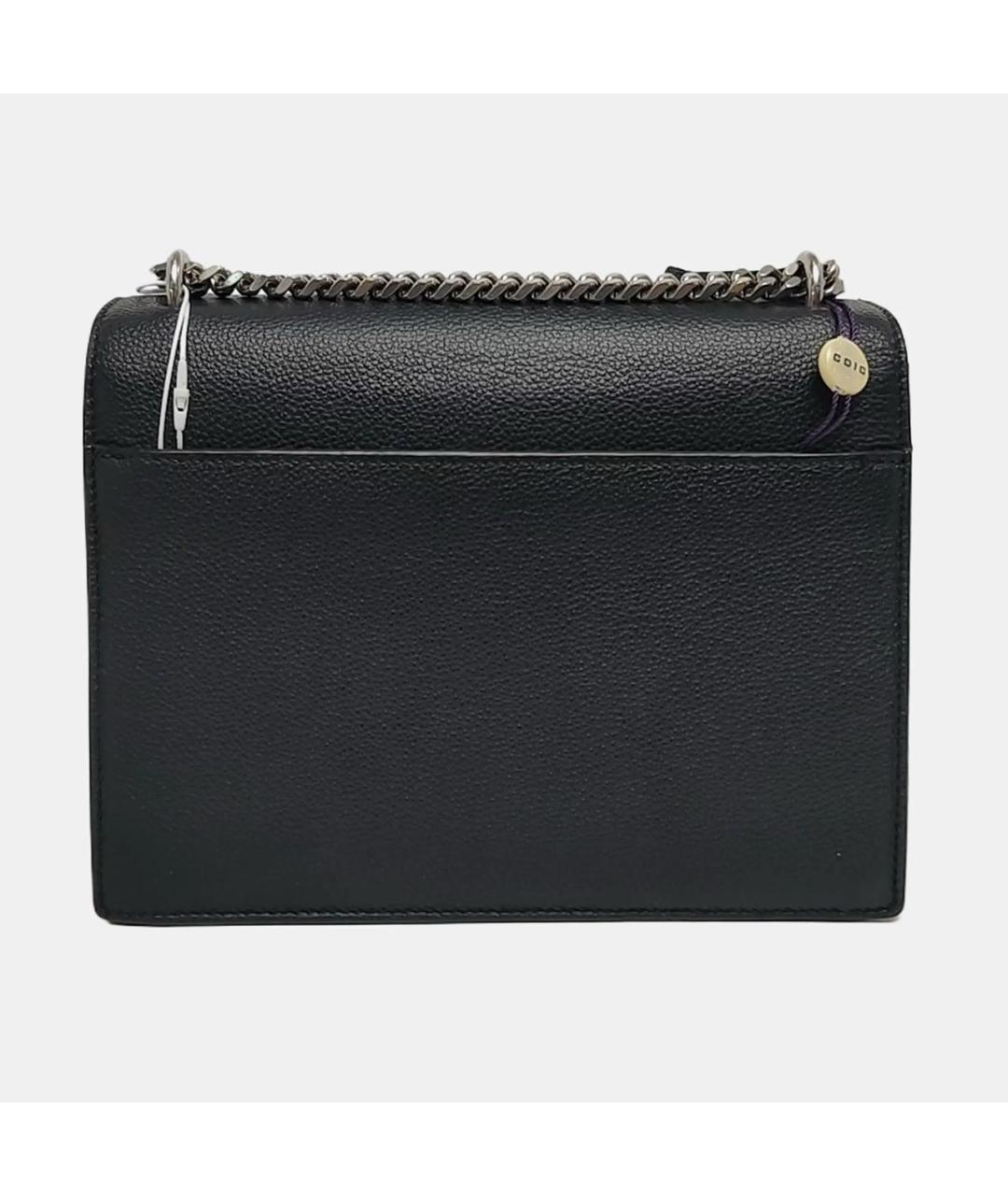 SAINT LAURENT Черная кожаная сумка через плечо, фото 4