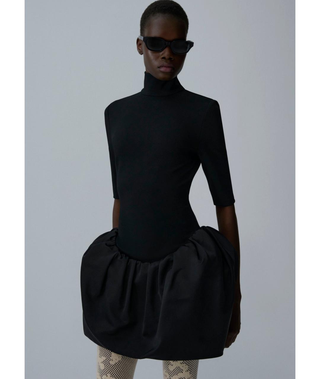 MAGDA BUTRYM Черное коктейльное платье, фото 5