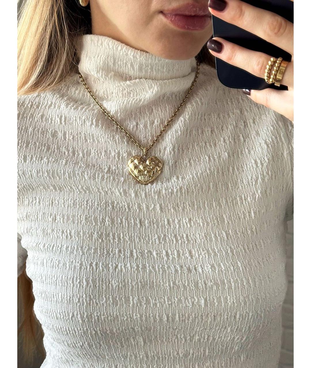 ESCADA Золотое металлическое колье, фото 8