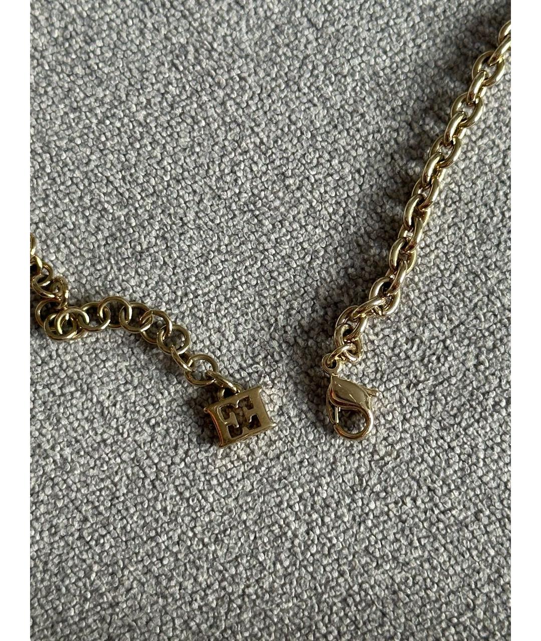 ESCADA Золотое металлическое колье, фото 7