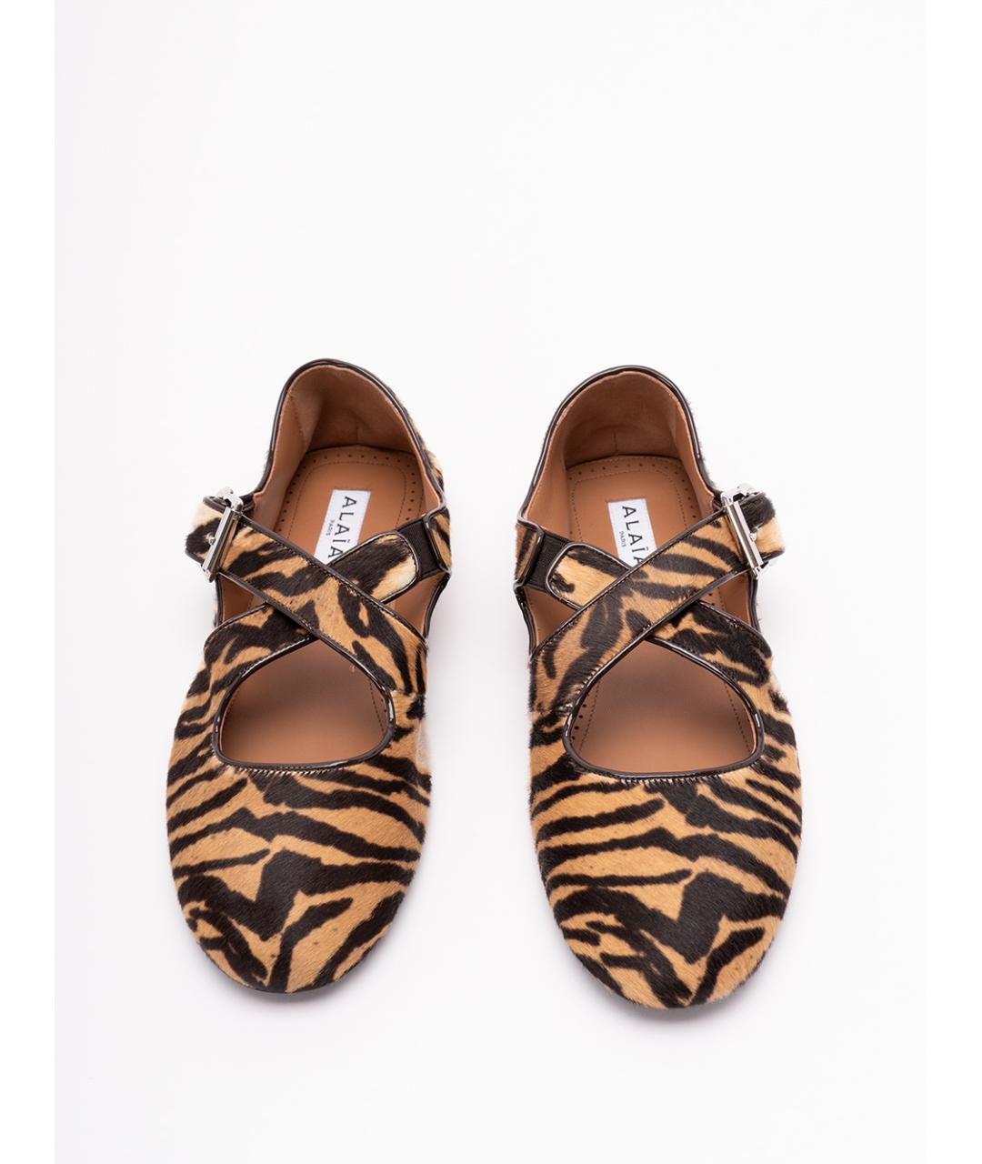 ALAIA Мульти кожаные балетки, фото 5