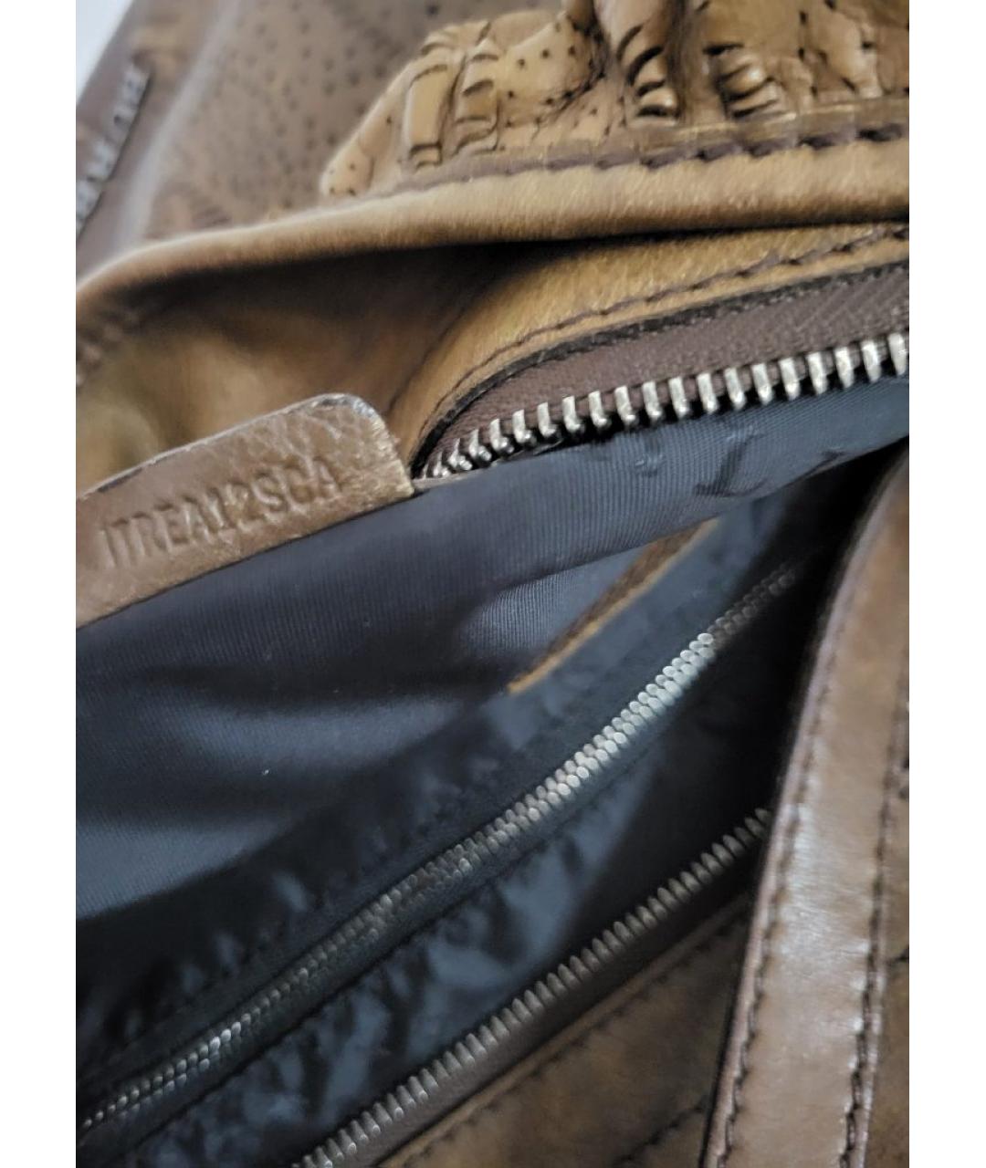 BURBERRY Коричневая кожаная сумка через плечо, фото 4