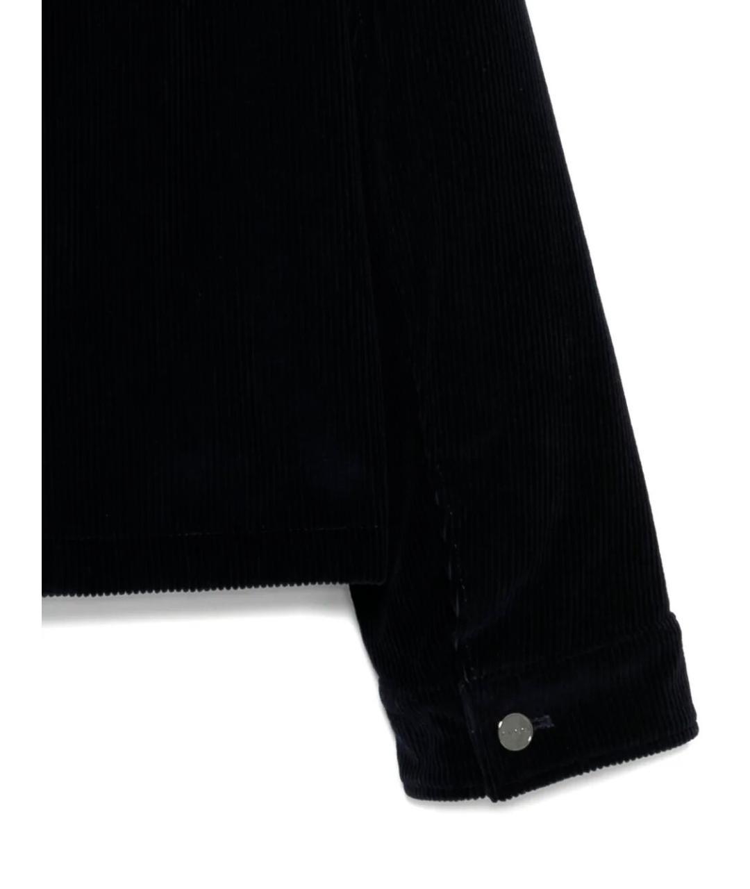 GUCCI Темно-синяя хлопковая куртка, фото 3