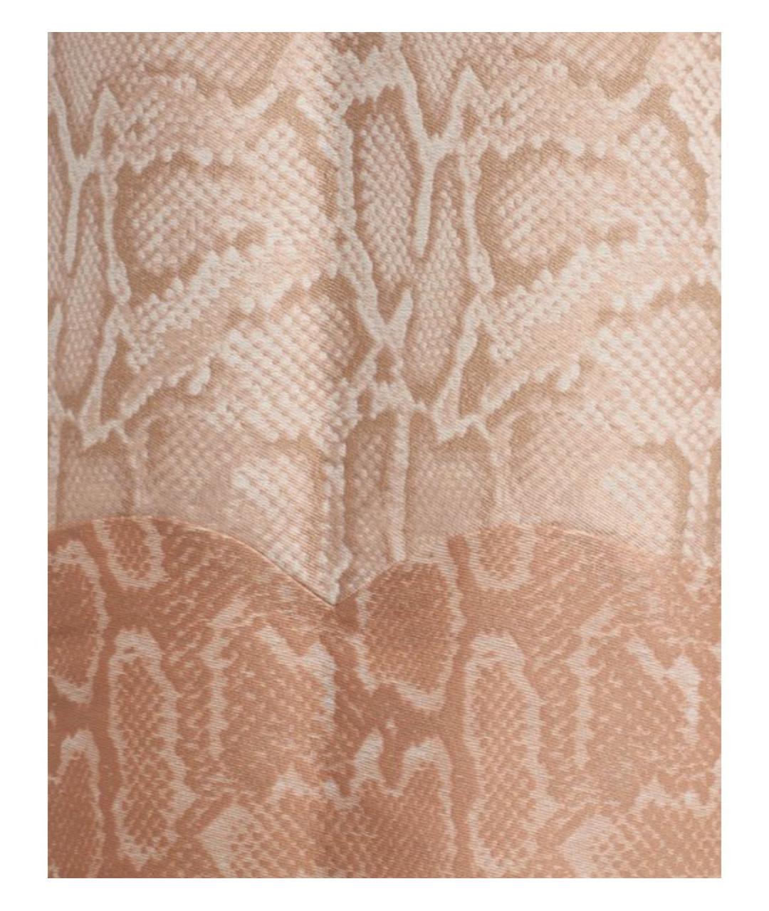 STELLA MCCARTNEY Коралловое полиэстеровое повседневное платье, фото 4