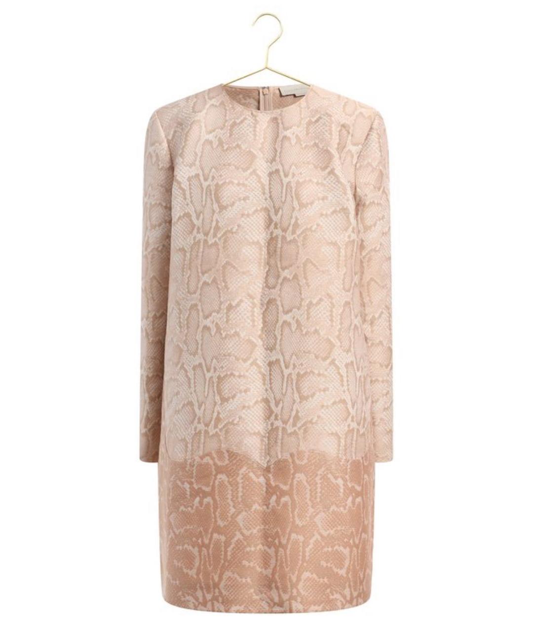 STELLA MCCARTNEY Коралловое полиэстеровое повседневное платье, фото 1