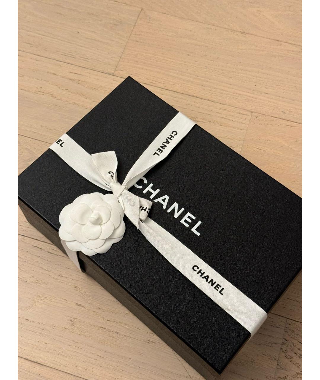 CHANEL Бежевые кожаные балетки, фото 7