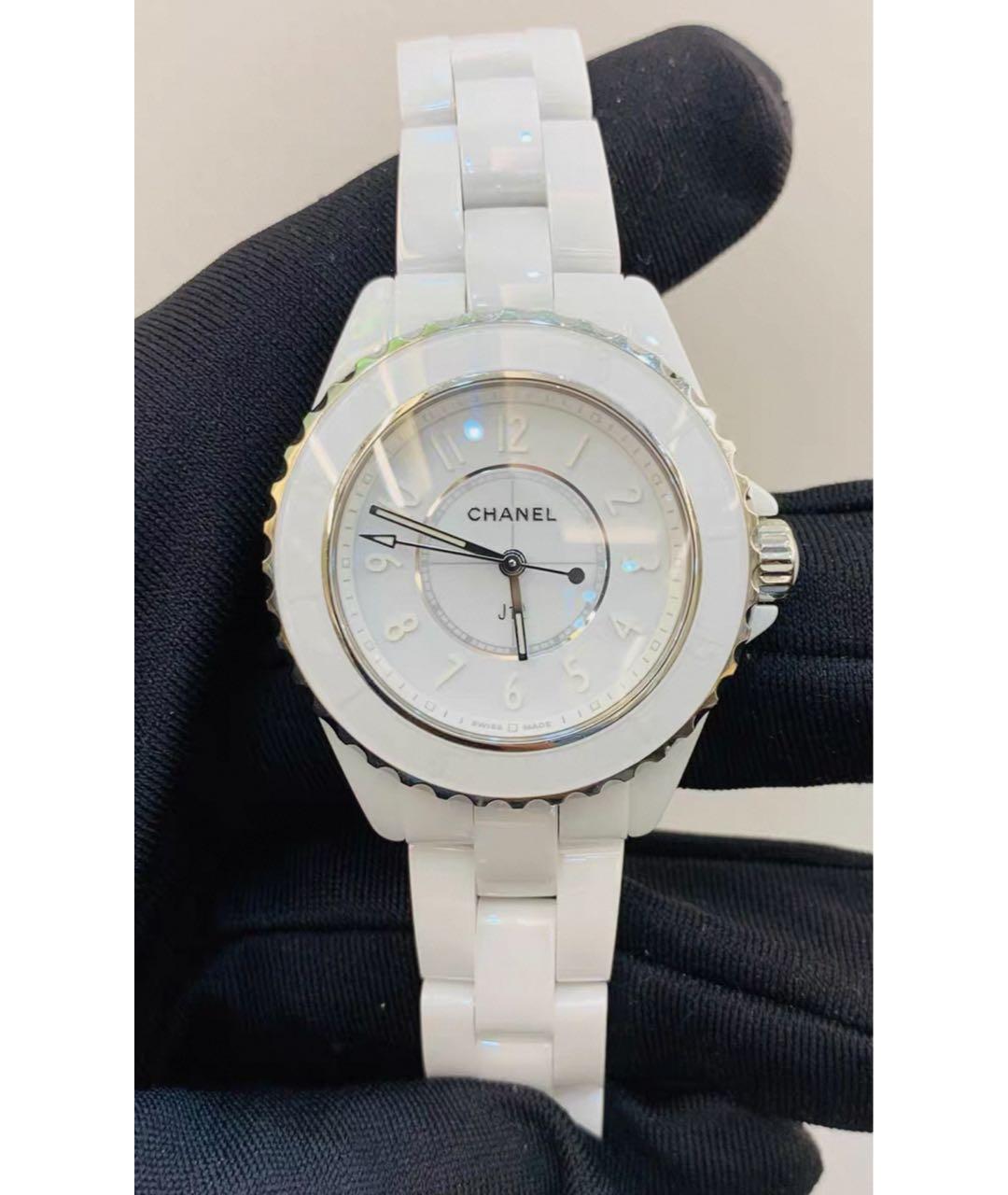 CHANEL Белые часы, фото 2