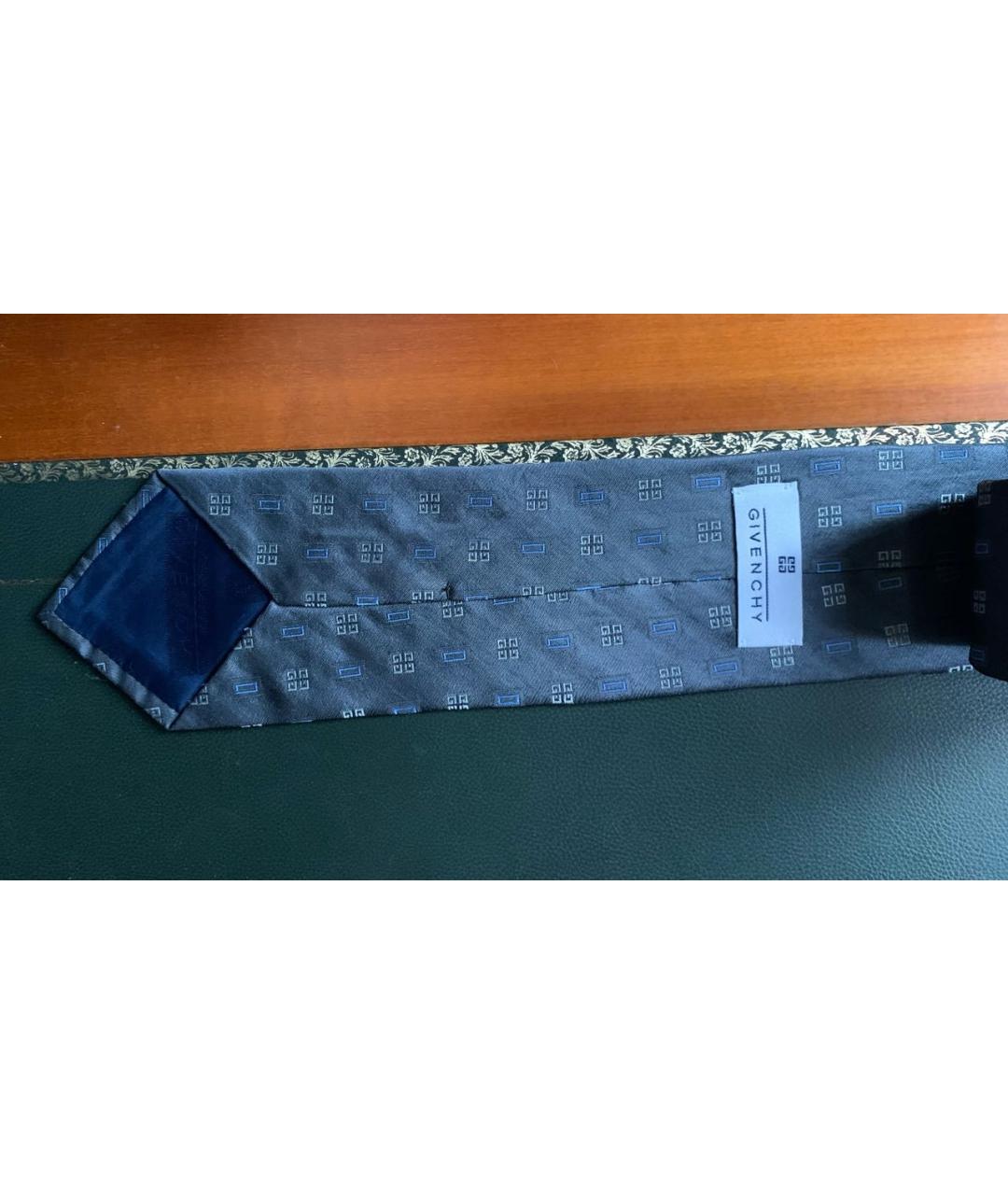 GIVENCHY Серый шелковый галстук, фото 3