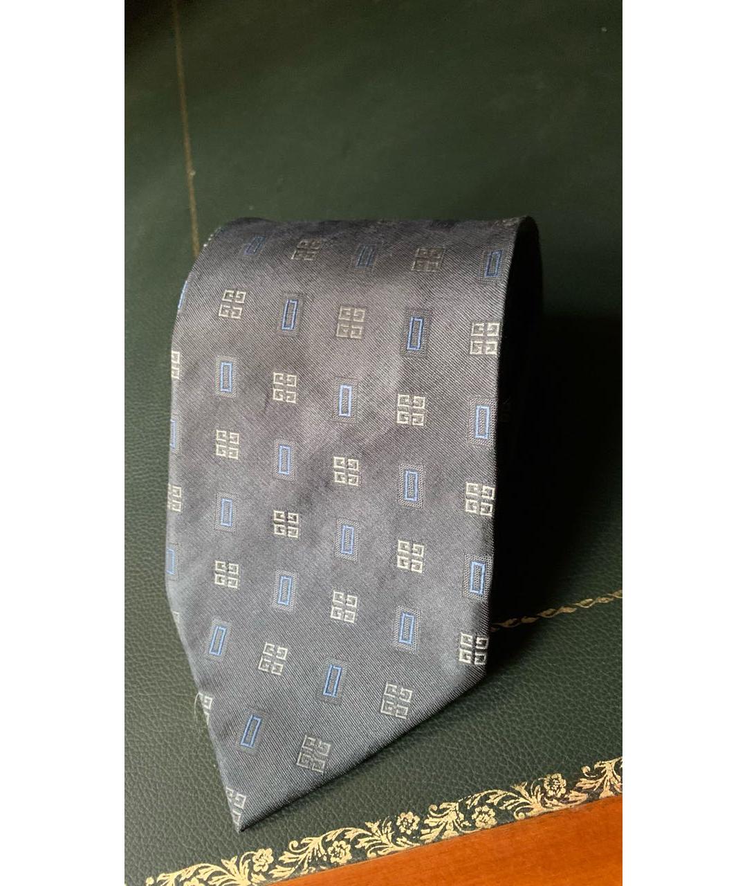GIVENCHY Серый шелковый галстук, фото 5