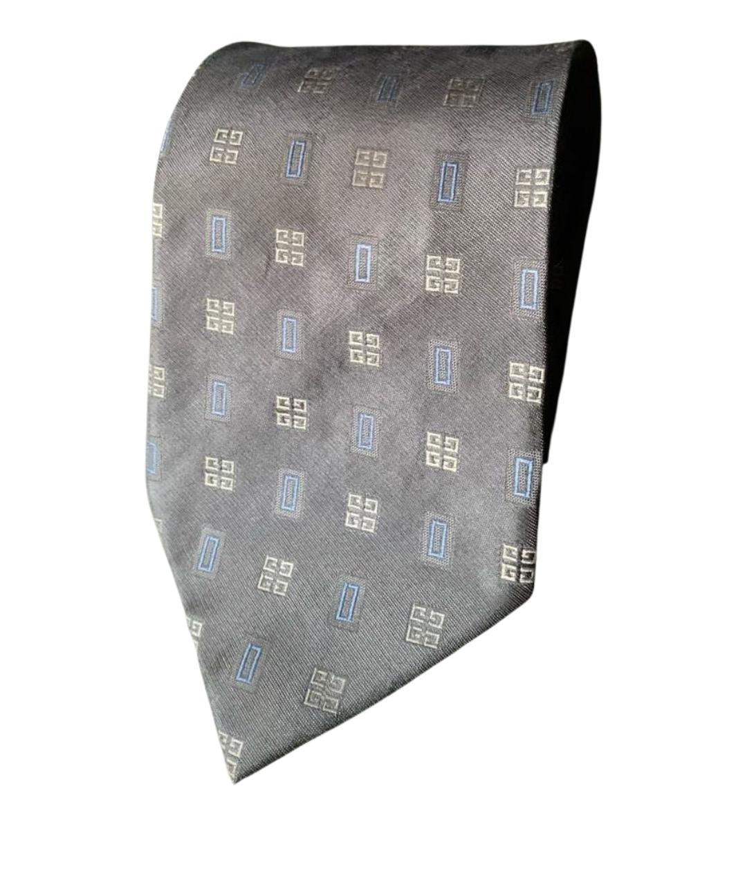 GIVENCHY Серый шелковый галстук, фото 1