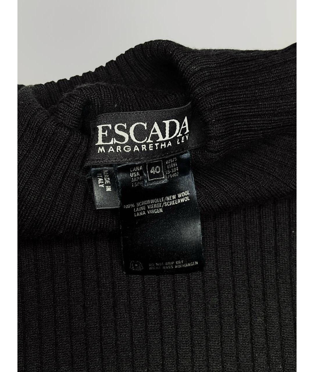 ESCADA Черная шерстяная водолазка, фото 4