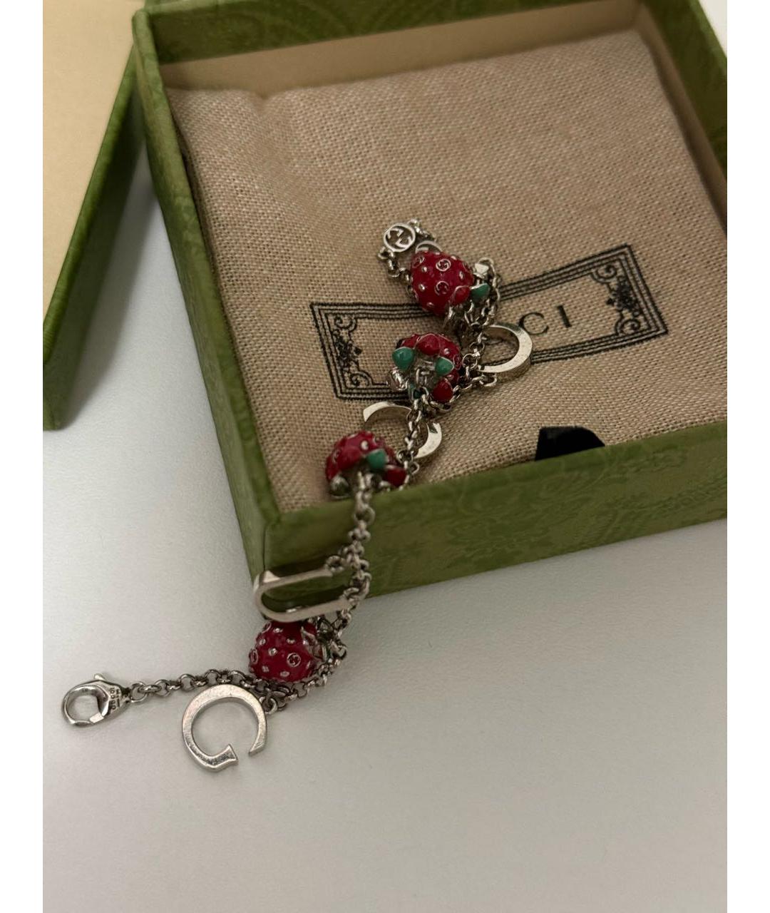 GUCCI Серебрянный латунный браслет, фото 2