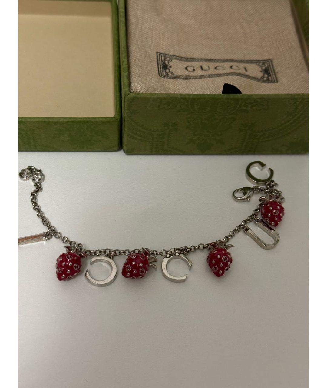 GUCCI Серебрянный латунный браслет, фото 3